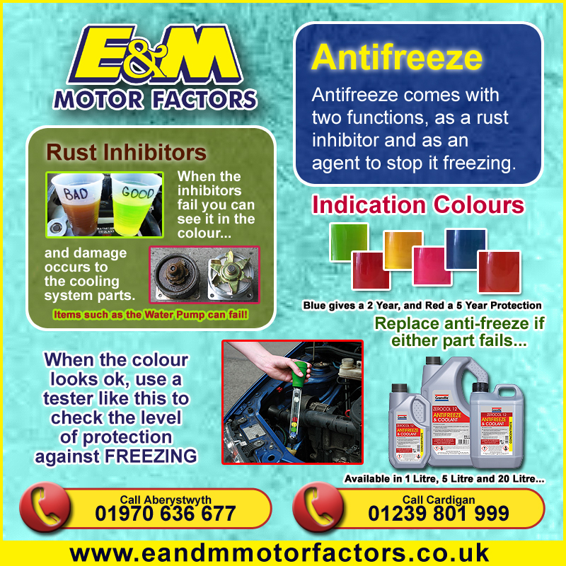 Antifreeze Post for E and M Motor Factors on Facebook