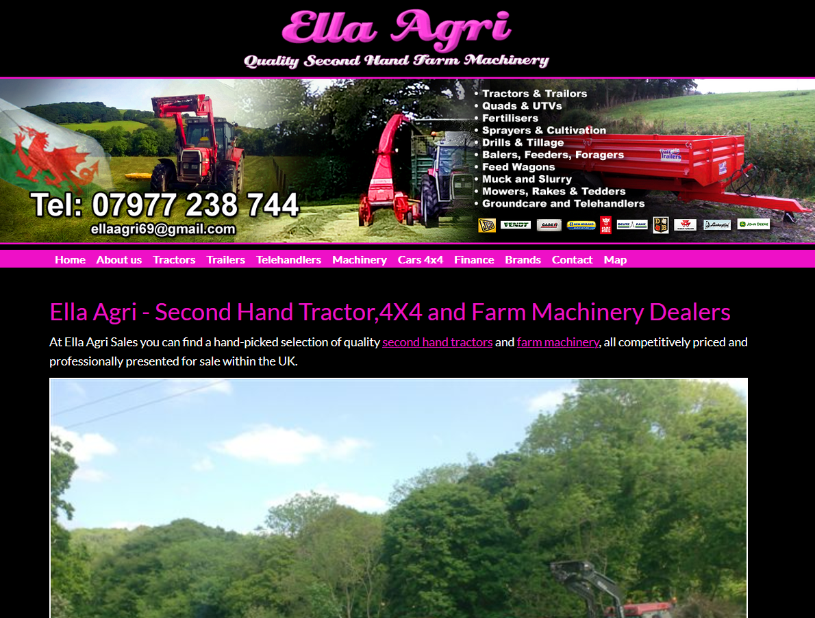 Ella Agri - Website Design - Aberystwyth, Ceredigion