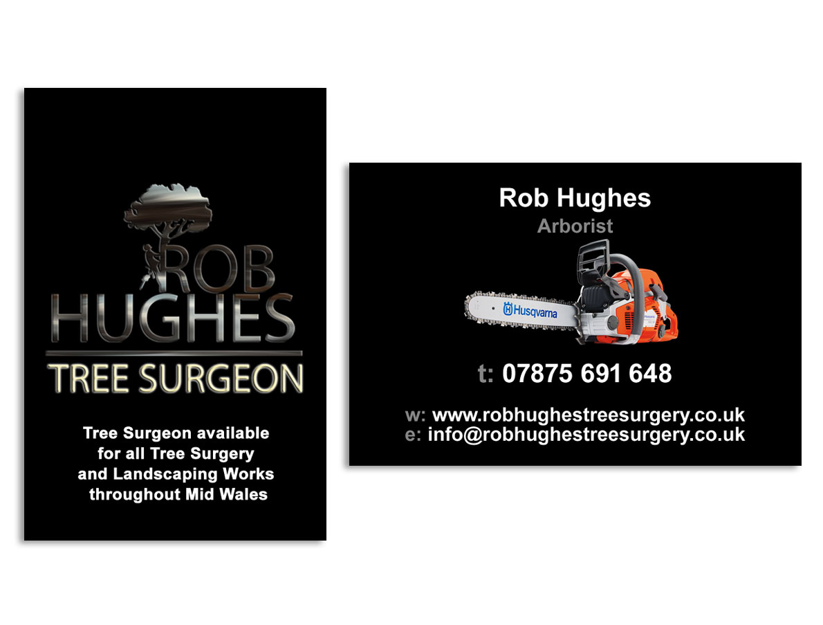 Rob Hughes Tree Surgery Cards